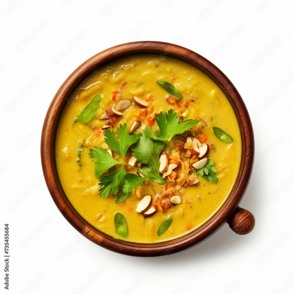 Mulligatawny Soup closeup Mulligatawny Soup closeup