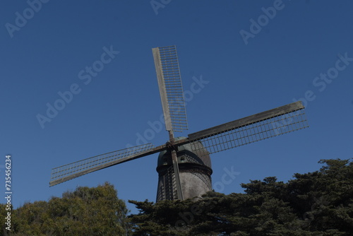 old windmill on the hill