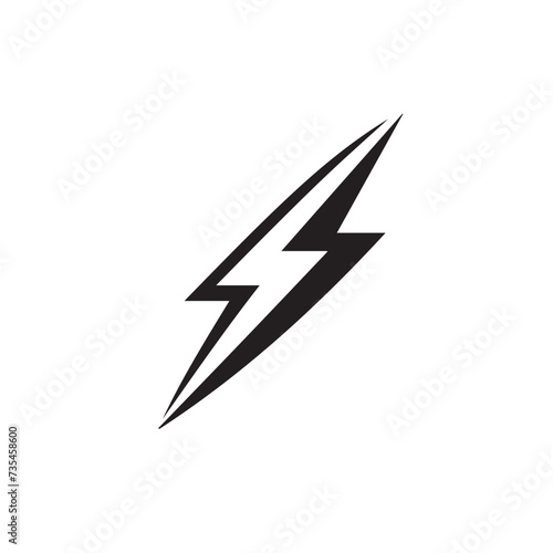 Lightning in cartoon  doodle style . Image for t-shirt  web  mobile apps and ui. Isolated 2d vector illustration in logo  icon  sketch style  Eps 10  black and white. AI Generative
