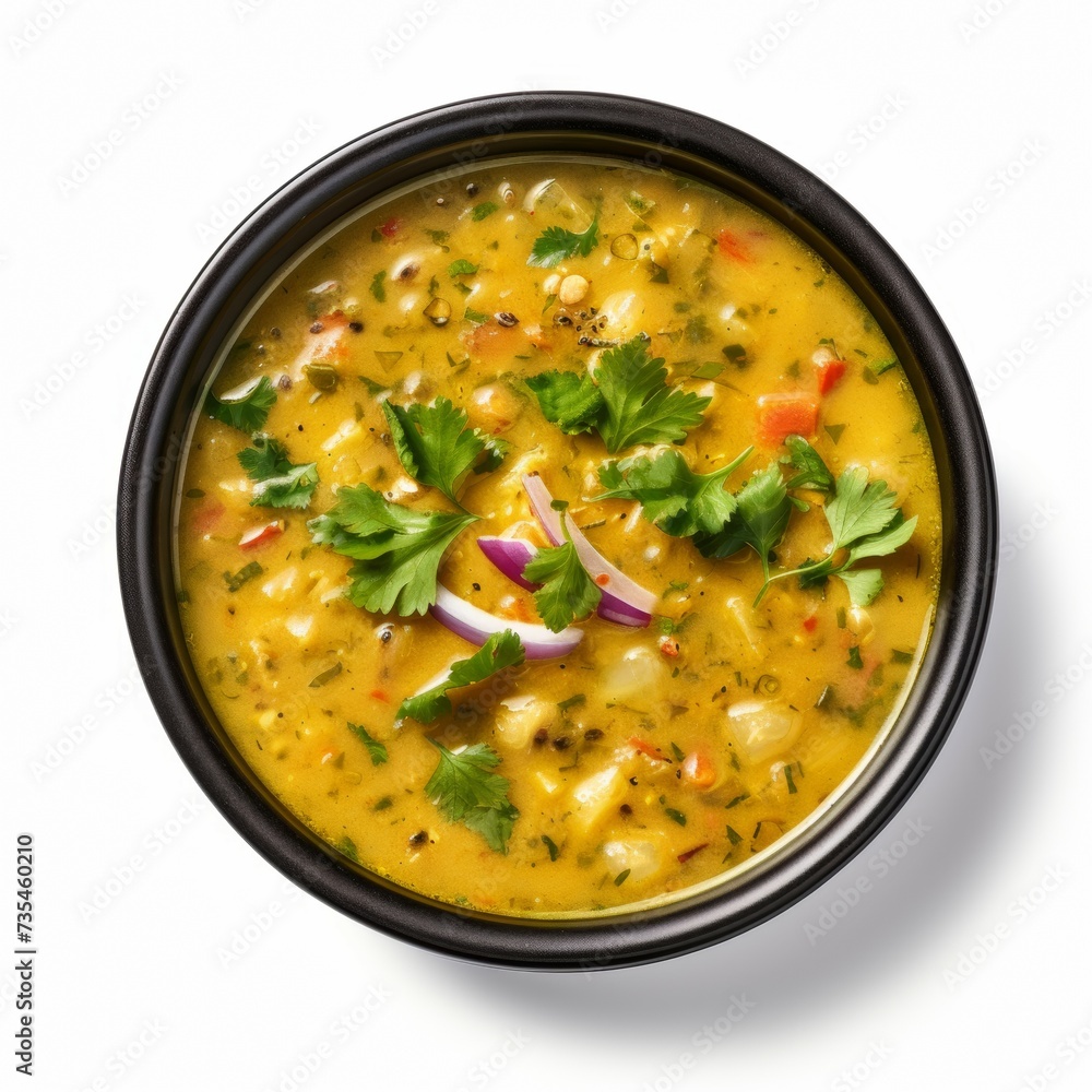 Mulligatawny Soup closeup Mulligatawny Soup closeup