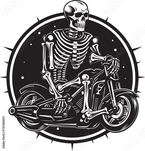 Ghostly Gearheads Skeletons Upgrade a Modern Motorbike