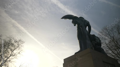 Wellington Monument In Hyde Park Corner London United Kingdom photo