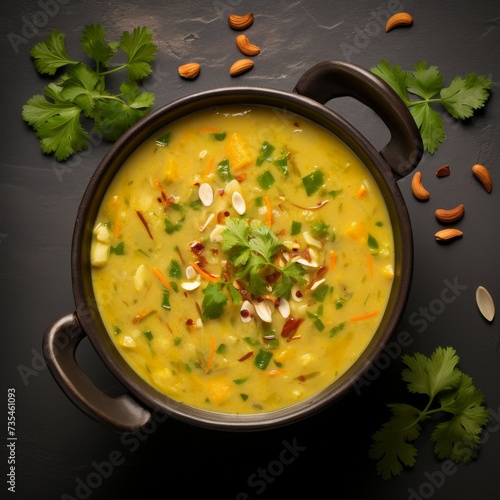 Mulligatawny Soup closeup photo