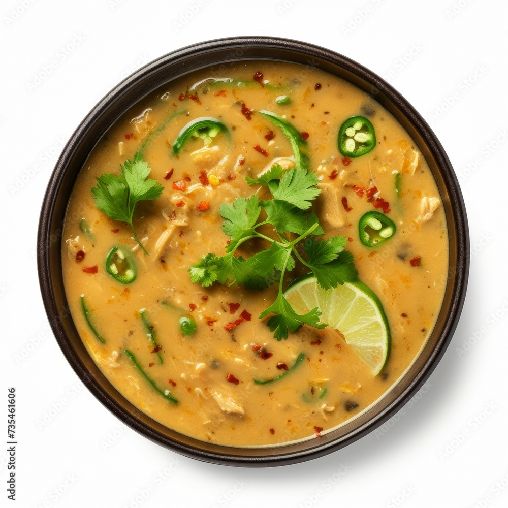 Mulligatawny Soup closeup Mulligatawny Soup closeup
