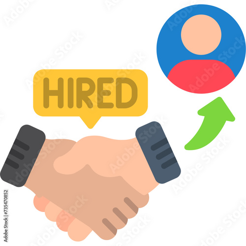 Hired Icon