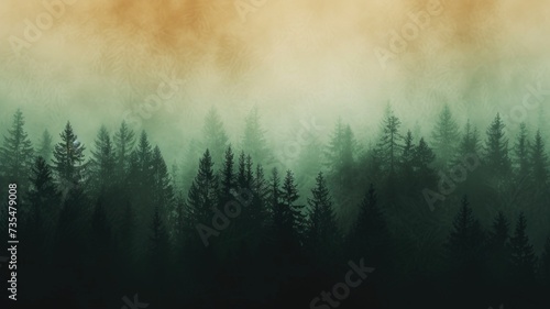rich and earthy grainy gradient flowing from forest green to deep brown, reflecting the natural beauty of woodland scenery