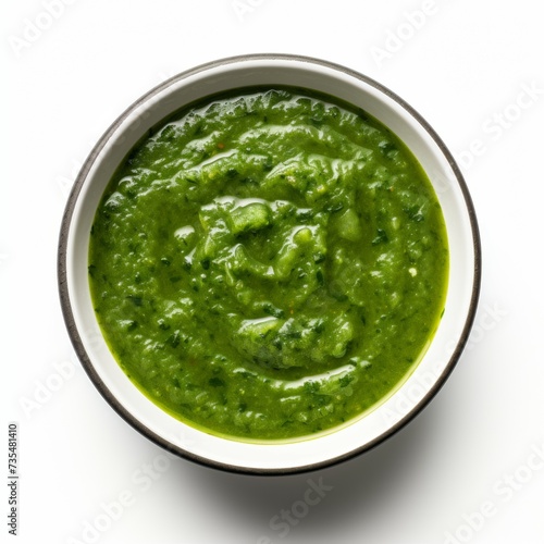 palak soup closeup