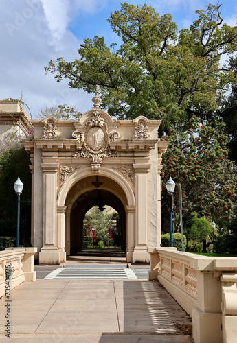Wallpaper Mural Classic Italian Renaissance architecture featured on formal garden gateway entrance Torontodigital.ca