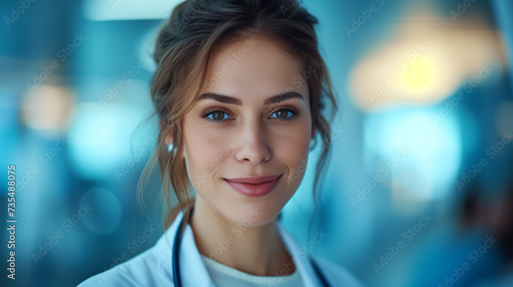 Obraz premium portrait of a female doctor