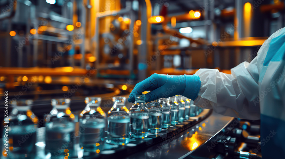 Advanced laboratory research and medical testing with high-tech equipment Advanced laboratory research and medical testing with high-tech equipment