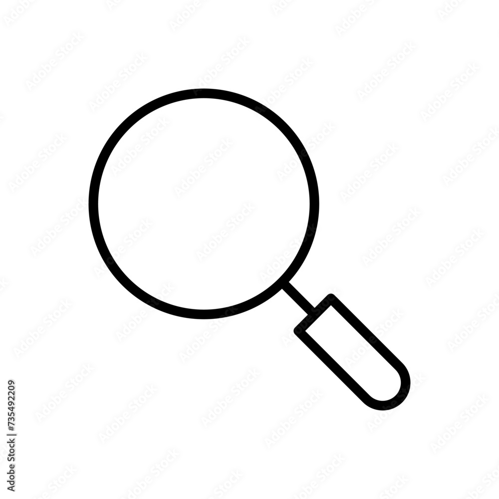 Search icon vector. search magnifying glass icon Search icon vector. search magnifying glass icon