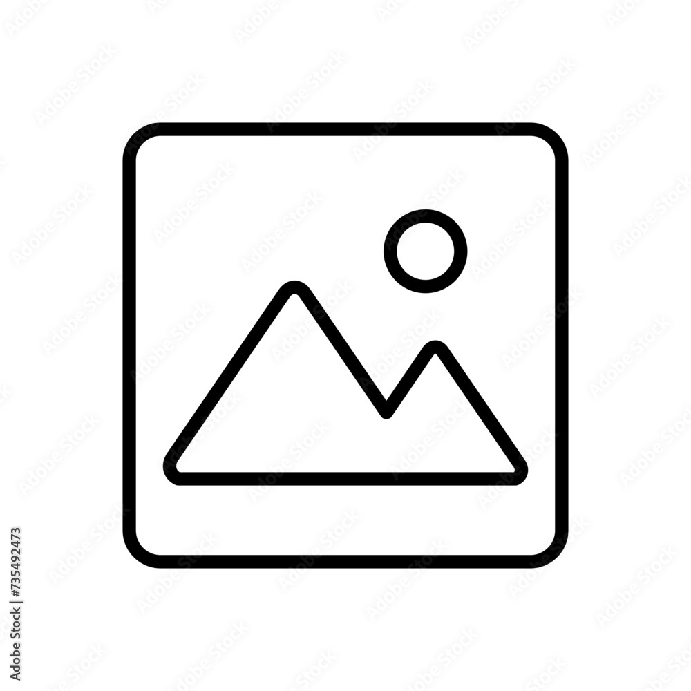 Picture icon vector. photo gallery icon symbol Picture icon vector. photo gallery icon symbol