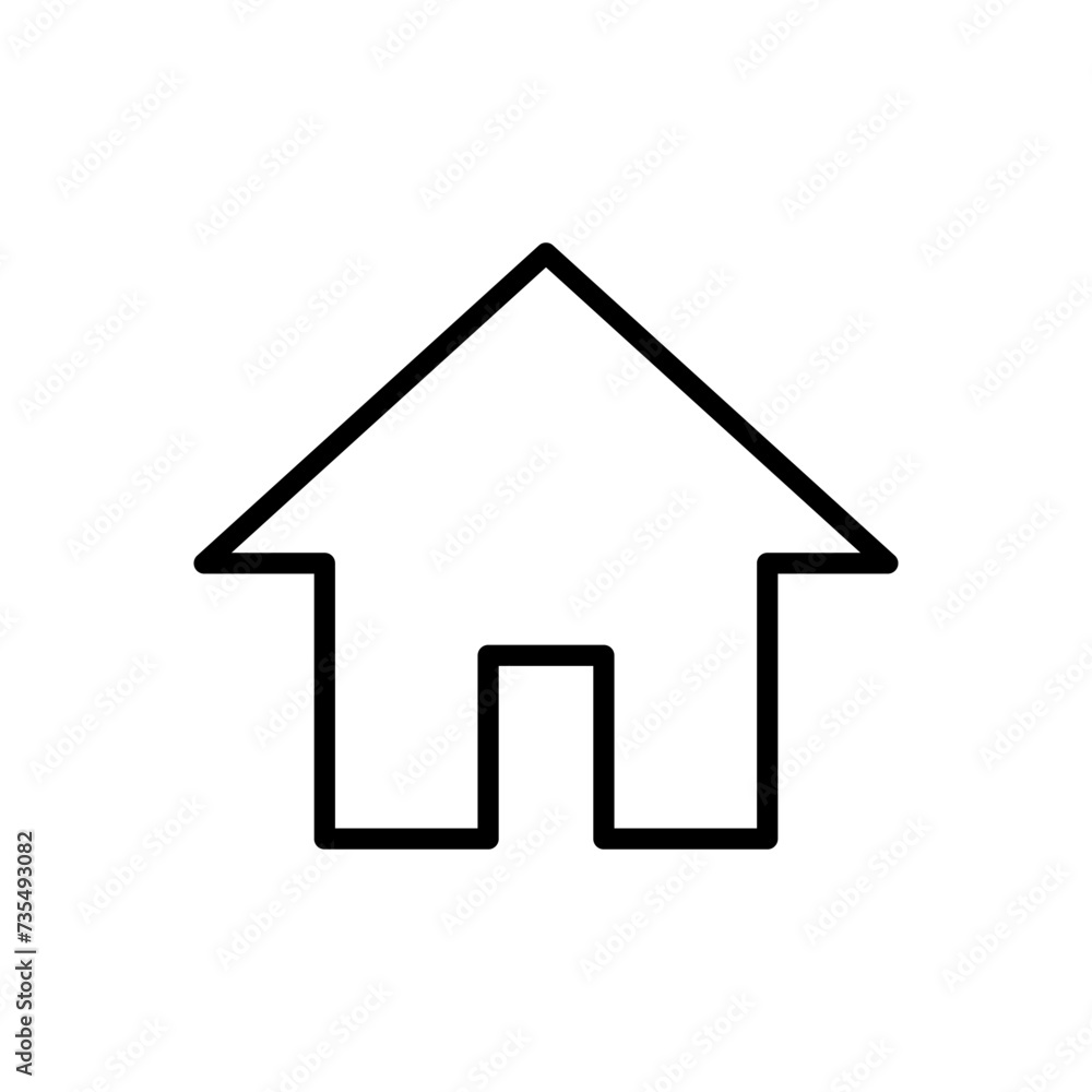House icon vector. Home icon vector House icon vector. Home icon vector