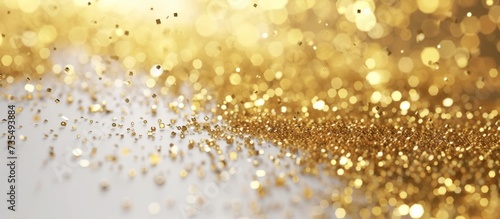 Elegant Shimmering Gold Glitter Background for Luxurious Birthday Parties and Exclusive Celebrations