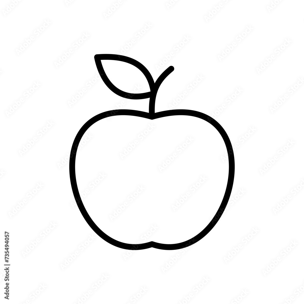 Apple icon vector. Apple vector icon. apple symbols for your web design. Apple icon vector. Apple vector icon. apple symbols for your web design.