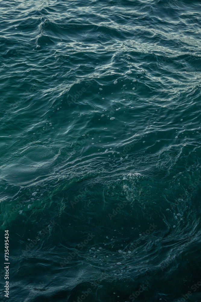 Blue ocean sea texture photo print Blue ocean sea texture photo print