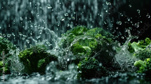 Wallpaper Mural Fresh Broccoli Close-Up Torontodigital.ca