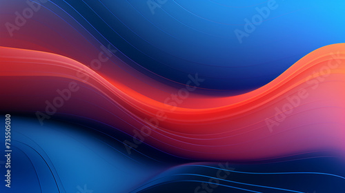 Generative AI.  wave patterns wallpaper, beautiful colors illustration
