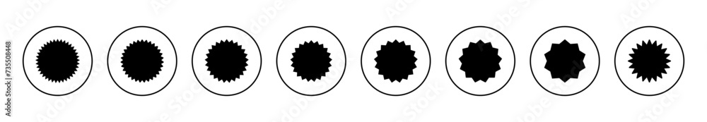 Badge icon set vector. Awards icon vector. Achieve sign and symbols Badge icon set vector. Awards icon vector. Achieve sign and symbols