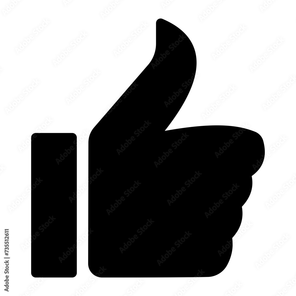 This is the Like icon from the Data Management icon collection with an Solid style This is the Like icon from the Data Management icon collection with an Solid style