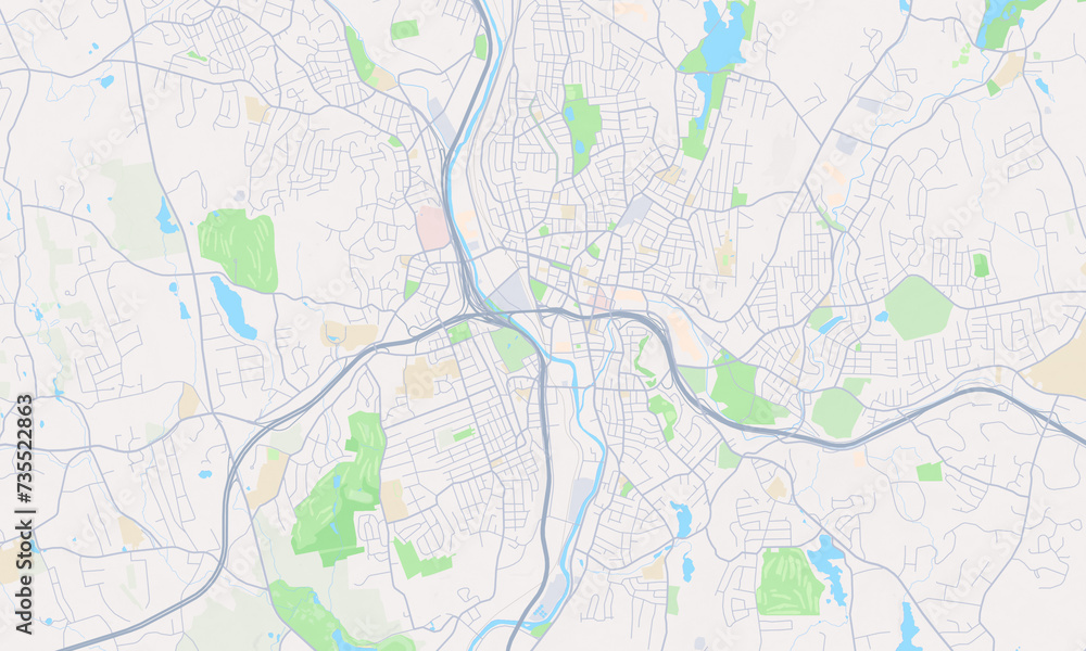 Waterbury Connecticut Map, Detailed Map of Waterbury Connecticut