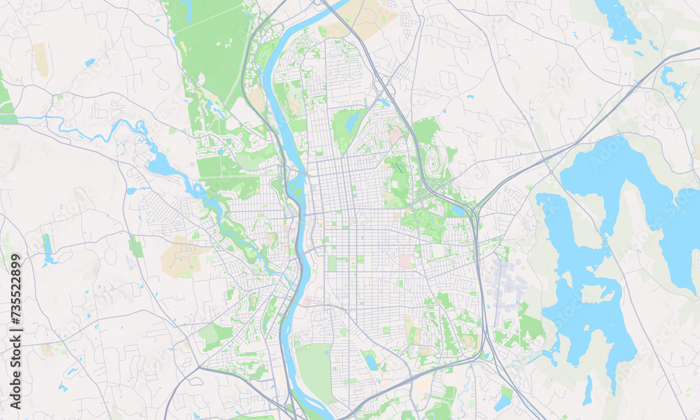 Manchester New Hampshire Map, Detailed Map of Manchester New Hampshire