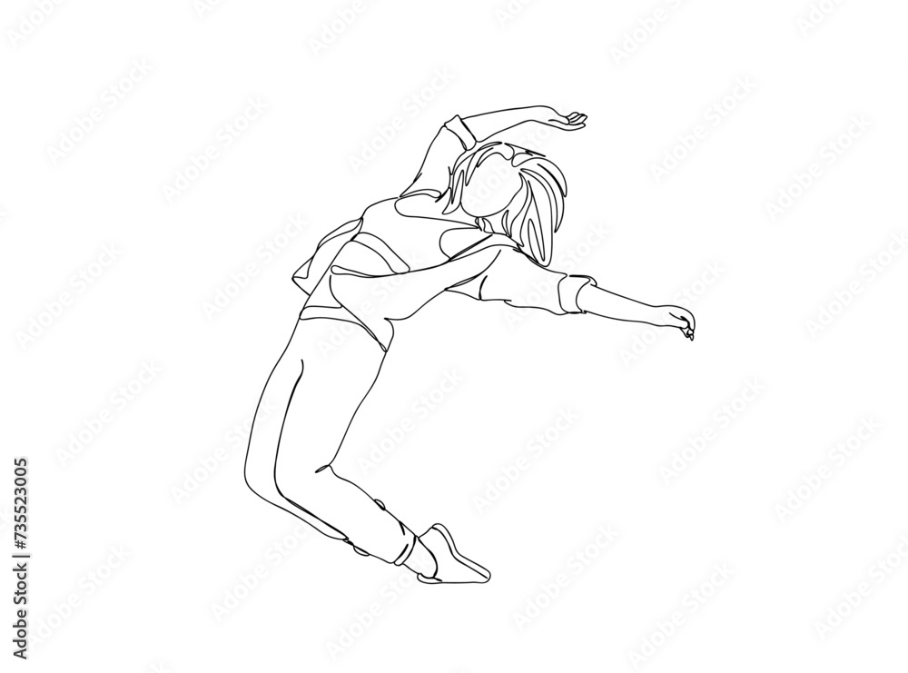 Hip Hop Dancer Single Line Drawing Ai, EPS, SVG, PNG, JPG zip file Hip Hop Dancer Single Line Drawing Ai, EPS, SVG, PNG, JPG zip file