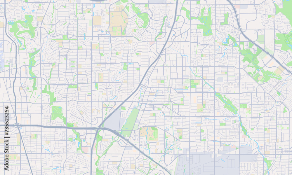 Richardson Texas Map, Detailed Map of Richardson Texas