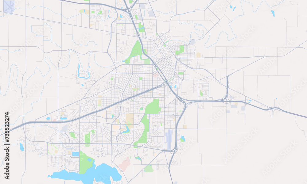 Wichita Falls Texas Map, Detailed Map of Wichita Falls Texas
