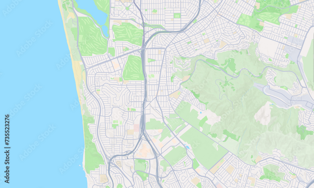 Daly City California Map, Detailed Map of Daly City California
