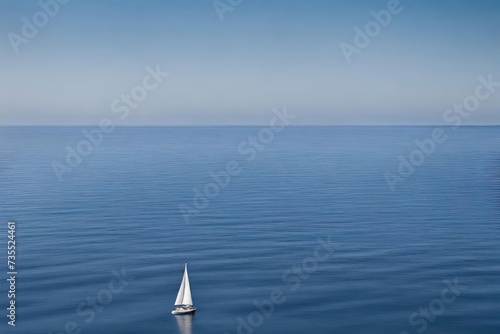 sailboat and sea