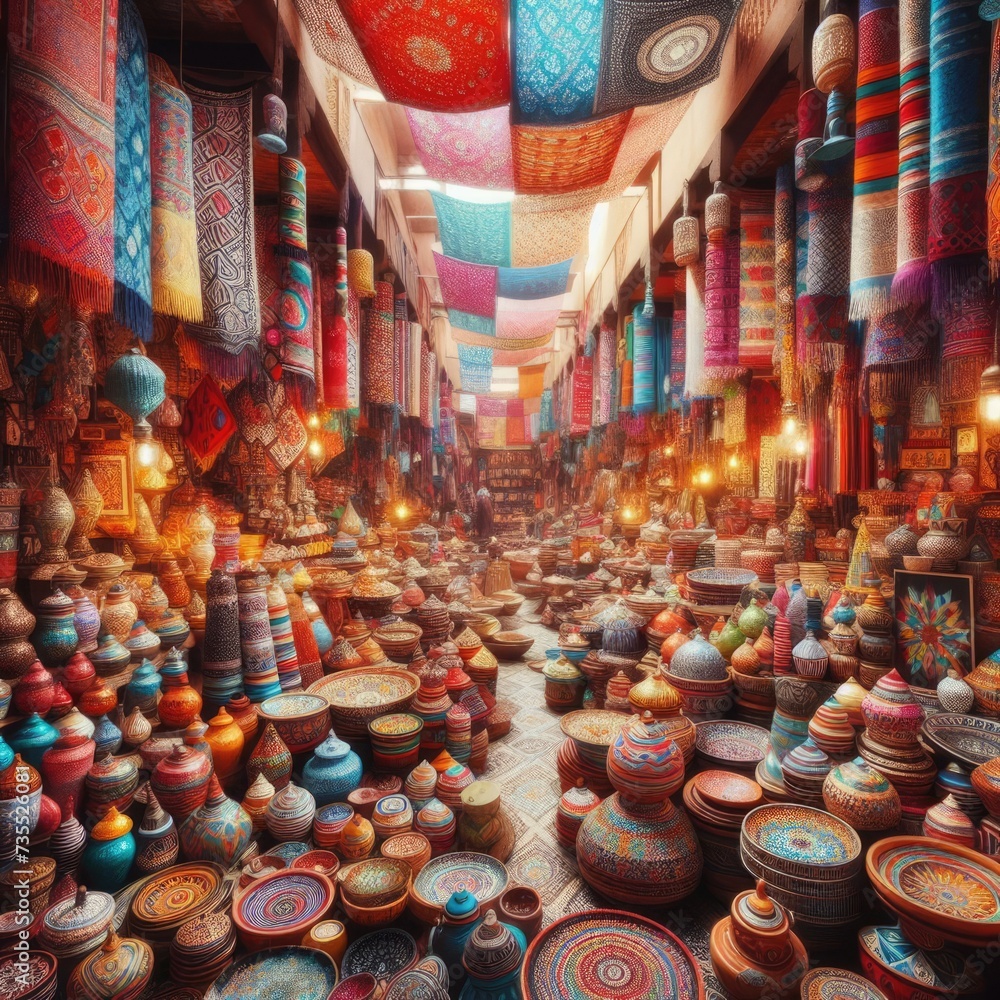 Moroccan Market Street Bazaar