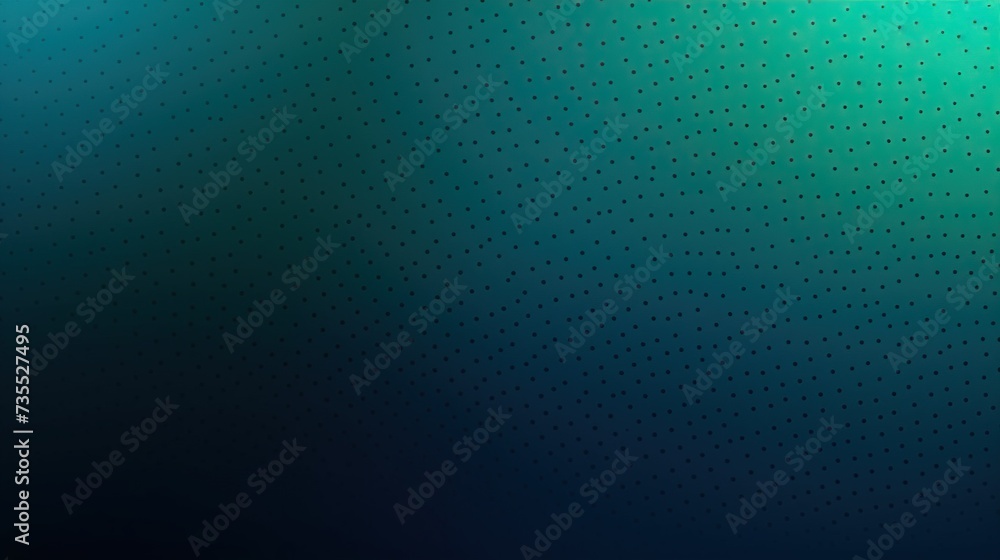 Abstract dark blue and green background with dots and free copy space  - obrazy, fototapety, plakaty 