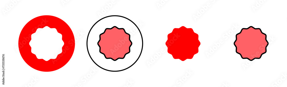 Badge icon set illustration. Awards icon vector. Achieve sign and symbols Badge icon set illustration. Awards icon vector. Achieve sign and symbols