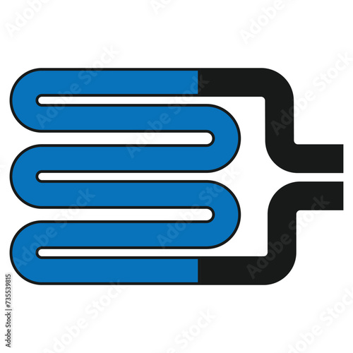evaporator icon vector