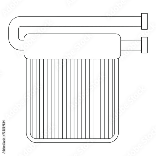 evaporator icon vector