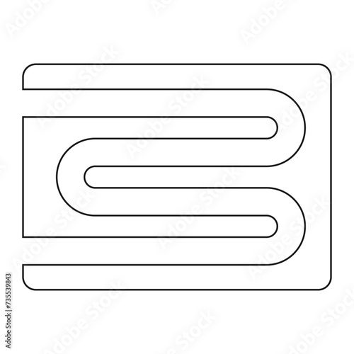 evaporator icon vector