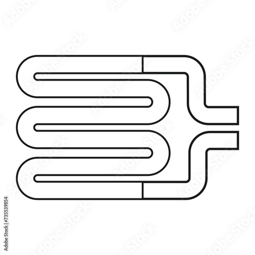 evaporator icon vector