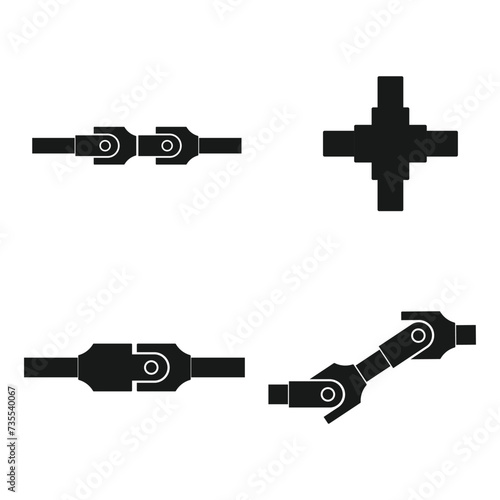 Propeller shafts and universal joints icon