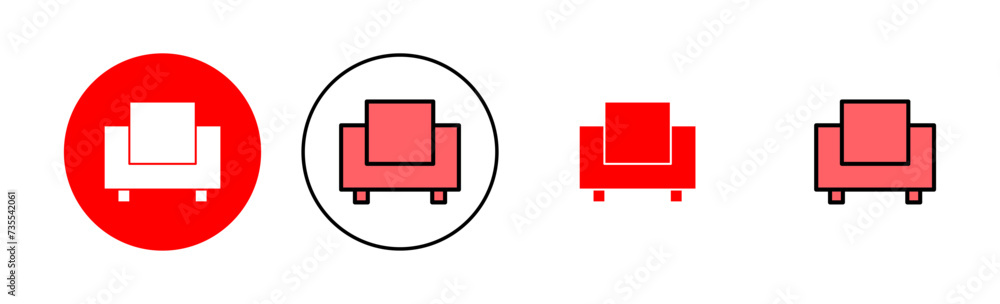 Sofa icon set illustration. sofa sign and symbol. furniture icon Sofa icon set illustration. sofa sign and symbol. furniture icon