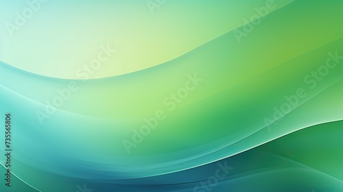 Abstract green effect background with waves and free space 