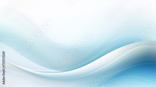 Abstract blue background with waves effect © Faisal