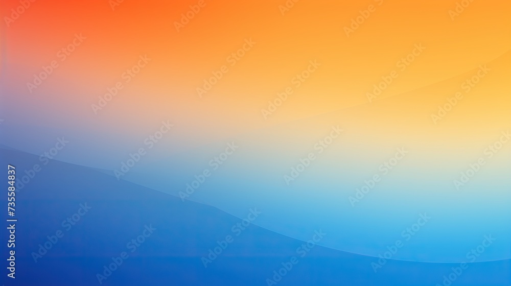 Abstract orange and blue background 