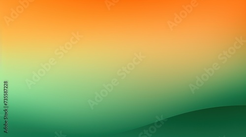 Abstract orange green gradient background 