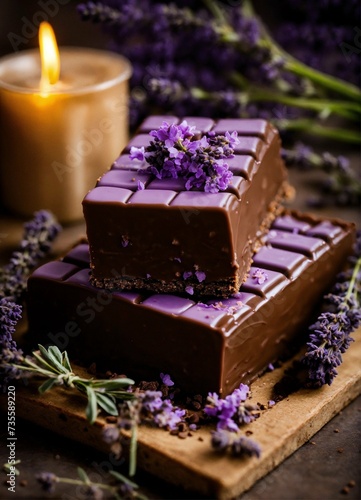 lavender chocolate bar