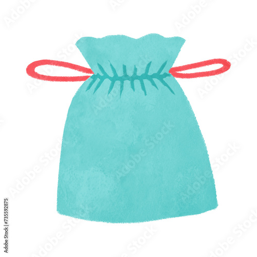 巾着袋のイラスト