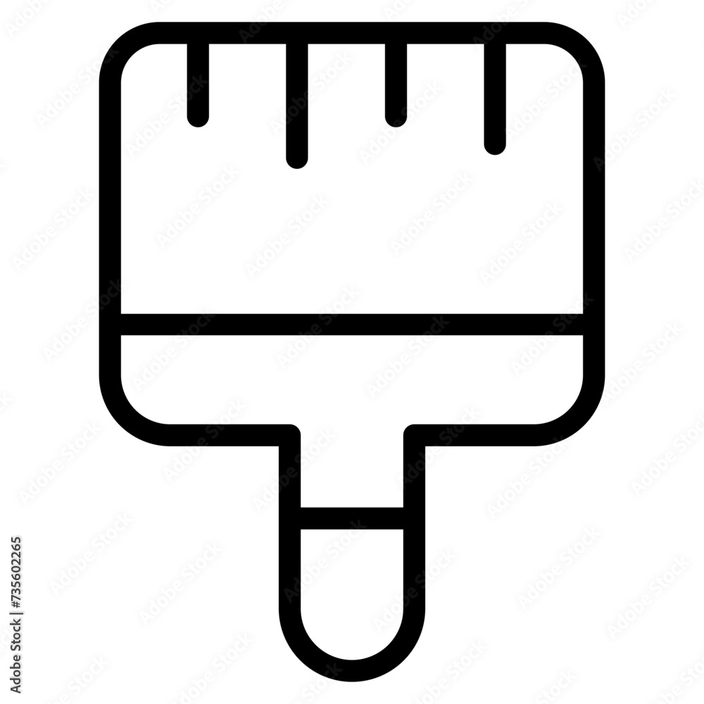 Brush line icon Brush line icon