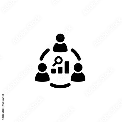 Teamwork icon, logo, shape, symbol, arts, design, icon. Company