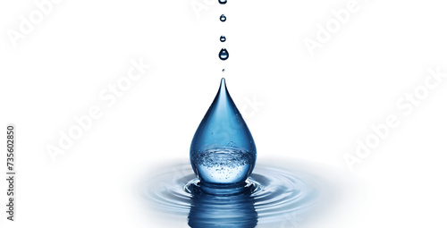 Wallpaper Mural blue drop Torontodigital.ca