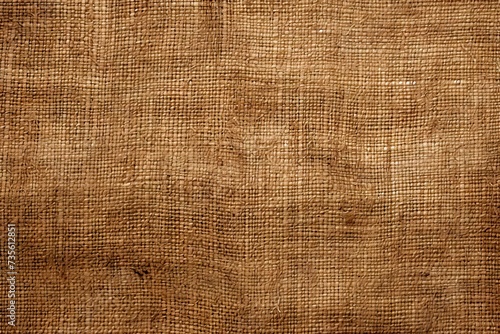 Seamless Texture of Burlap Fabric with Coarse Weave and Natural Fibers